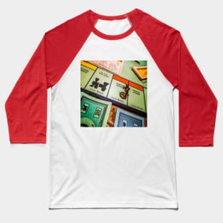 Vintage Monopoly Game Board Baseball T-Shirt